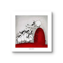 Load image into Gallery viewer, Print - Flock Off! - Sheep Puns - Sweary Puns - Mervyn Tay Art
