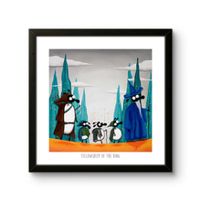 Load image into Gallery viewer, Print - Fellowsheep of the Ring - Sheep Puns - Lord of the Rings - Mervyn Tay Art

