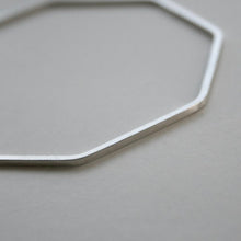 Load image into Gallery viewer, Octagon Bangle - Sterling Silver - Gemma Fozzard
