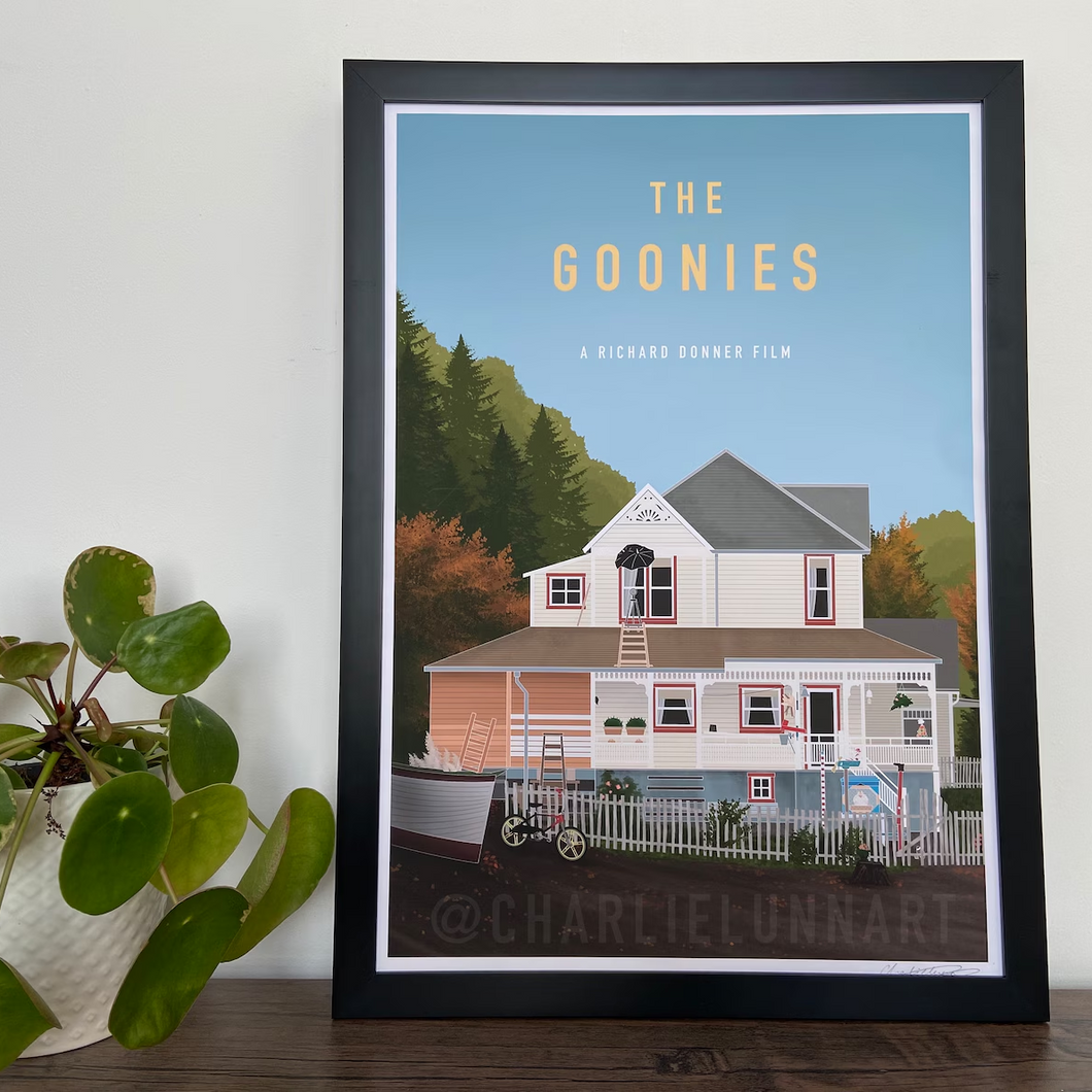 Film and TV Print - The Goonies - A4 Print - Charlie Lunn Art