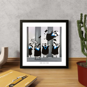 Print - Grad-Ewe-Ation - Sheep Puns - Graduation Gift - Mervyn Tay Art