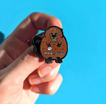 Load image into Gallery viewer, Hay Beaver Enamel Pin - Invisible Illness Club - Innabox - Hay Fever
