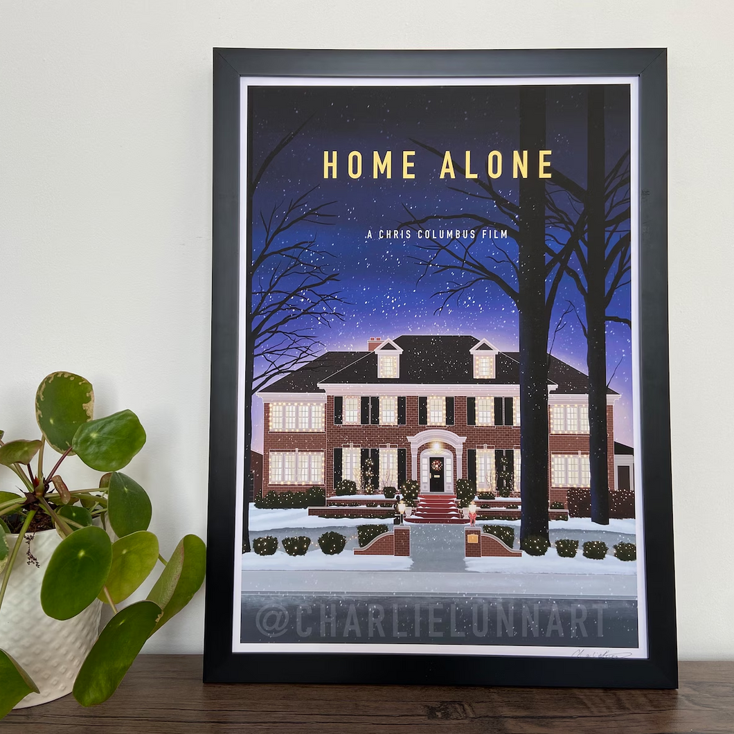 Film and TV Print - Home Alone - A4 Print - Charlie Lunn Art
