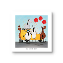 Load image into Gallery viewer, Print - Only Ewes and Horses - Sheep Puns - Only Fools and Horses - Mervyn Tay Art
