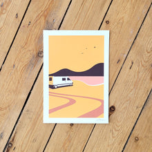 Load image into Gallery viewer, Last Trip of the Summer - Orange - A4 print series - 3 designs to choose - Or8Design

