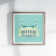 Load image into Gallery viewer, Civic Hall, Millennium Square, Leeds - Square Print - Empty Insides Art
