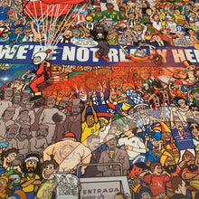 Load image into Gallery viewer, Football Mishmash – The History of Soccer in One Image - Nostalgia Print - The Mishmash Man - Football Fans
