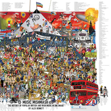 Load image into Gallery viewer, Music Mishmash – The History of Popular Britsh and Irish Music in One Image - Nostalgia Print - The Mishmash Man - Music Fans
