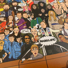 Load image into Gallery viewer, Music Mishmash – The History of Popular Britsh and Irish Music in One Image - Nostalgia Print - The Mishmash Man - Music Fans
