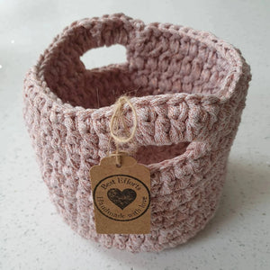 Crochet Storage Basket - Crochet Plant Pot - Best Efforts
