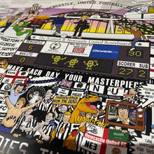 Load image into Gallery viewer, Newcastle United Mishmash – The History of the Toon in One Image - Nostalgia Print - The Mishmash Man
