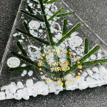 Load image into Gallery viewer, Christmas Tree Glass Decoration - Fused Glass - Twice Fired

