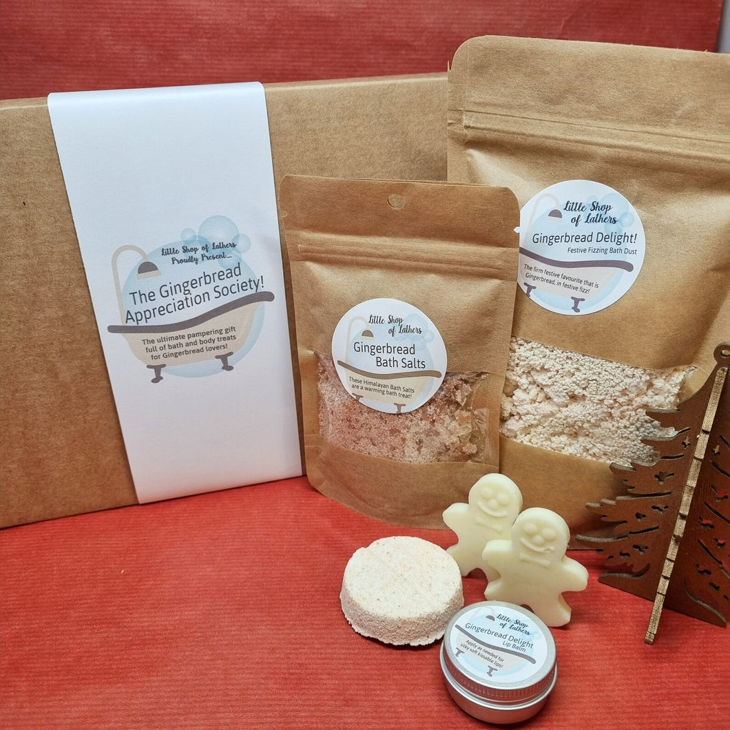 The Gingerbread Appreciation Society Bath and Body Gift Set - Little Shop of Lathers