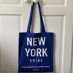 New Yorkshire Tote Bag - Lots of Colours - Yorkshire gift idea - JAM Artworks