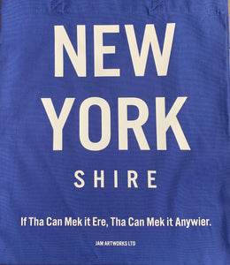 New Yorkshire Tote Bag - Lots of Colours - Yorkshire gift idea - JAM Artworks