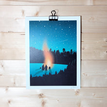 Load image into Gallery viewer, Let&#39;s Watch The Stars Together- A4 Digital Print  - Or8 Design
