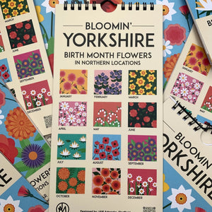 Perpetual Calendar - Bloomin' Yorkshire - Yorkshire Gift idea - JAM Artworks