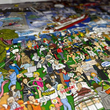 Load image into Gallery viewer, Movie Mishmash – The History of Cinema in One Image - Nostalgia Print - The Mishmash Man - Movie Fans
