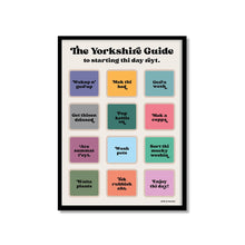 Load image into Gallery viewer, The Yorkshire Guide To Starting The Day Reyt - Yorkshire Sayings A4 Print - JAM Artworks
