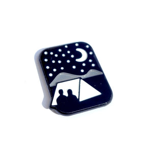 Lost in the Stars Enamel Pin - Or8 Design - camping, outdoors, adventure