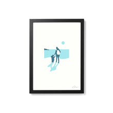 Load image into Gallery viewer, Take My Hand, I&#39;ll Show You The Way - A4 Screen Print  - Or8 Design
