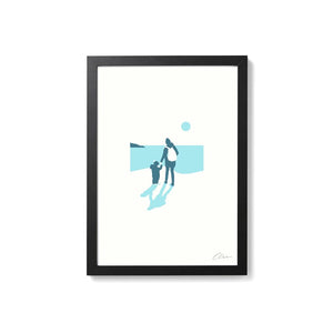 Take My Hand, I'll Show You The Way - A4 Screen Print  - Or8 Design