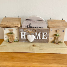 Load image into Gallery viewer, Row of Cottages with Coaster Set - Tina&#39;s Lovely Creations
