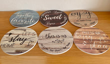 Load image into Gallery viewer, Row of Cottages with Coaster Set - Tina&#39;s Lovely Creations
