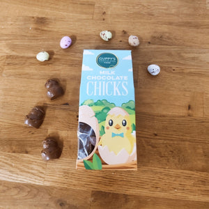 Easter Chocolate Shapes - Bunnies / Chicks - Milk Chocolate - Guppys Chocolate