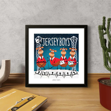 Load image into Gallery viewer, Print - Jersey Boys - Cow Puns - Mervyn Tay Art
