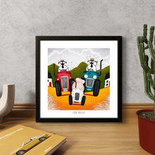 Load image into Gallery viewer, Print - Lane Hogger - Pig Puns - Mervyn Tay Art
