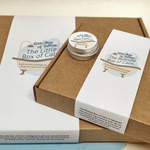 Bitesize Box of Calm - pampering bath and body gift set - Little Shop of Lathers