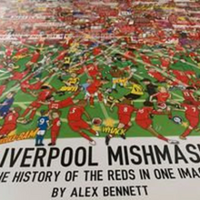 Load image into Gallery viewer, Liverpool FC Mishmash – The History of the Reds in One Image - Nostalgia Print - The Mishmash Man
