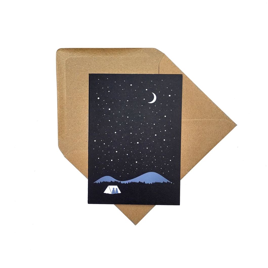 Lost in the stars - greetings card - Or8 Design - valentines / anniversary card