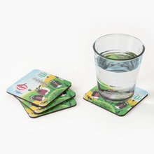 Load image into Gallery viewer, Coaster - Made in Yorkshear - Sheep Puns - Yorkshire Gift - Mervyn Tay Art
