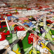 Load image into Gallery viewer, Manchester United Mishmash – The History of The Red Devils in One Image - Nostalgia Print - The Mishmash Man
