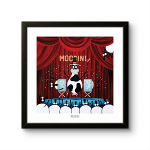 Print - Moodini - Cow Puns - Houdini - Mervyn Tay Art