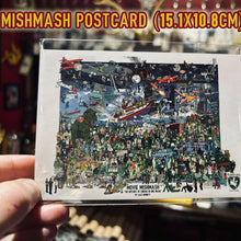 Load image into Gallery viewer, Movie Mishmash – The History of Cinema in One Image - Nostalgia Print - The Mishmash Man - Movie Fans
