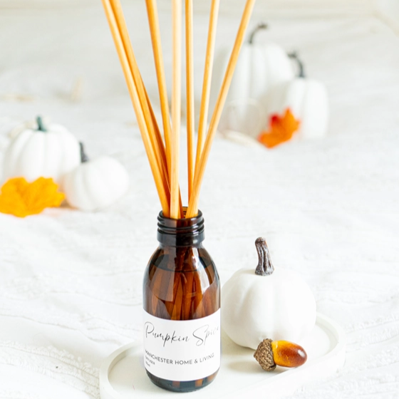 Reed Diffuser - Pumpkin Spice - Manchester Home and Living