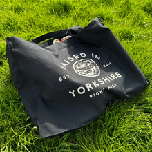 Load image into Gallery viewer, Large Tote Bag - Raised in Yorkshire - Right Nice Stuff - Yorkshire Gift Idea
