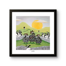 Load image into Gallery viewer, Print - Rambo - Sheep Puns - Mervyn Tay Art
