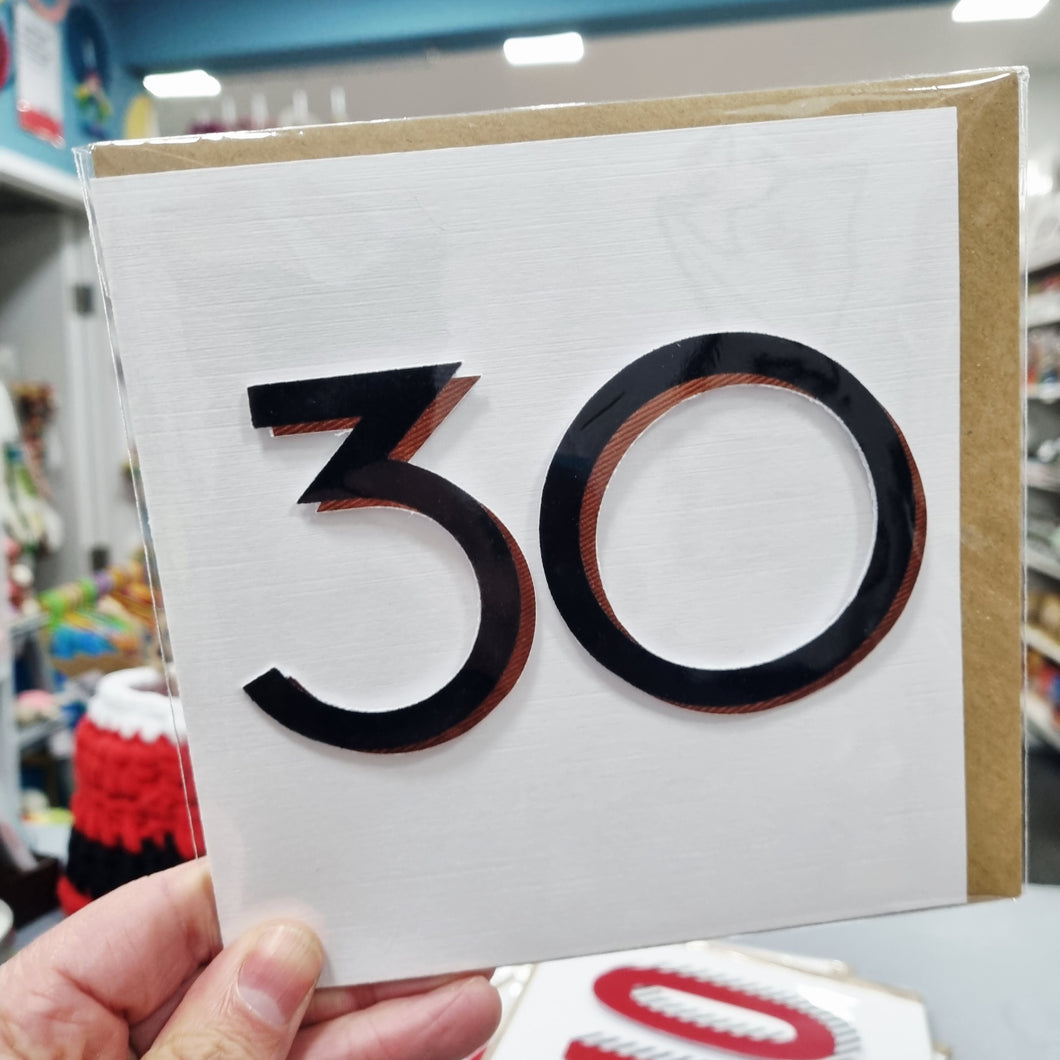 Birthday Card - 30th Birthday - 44 Ideas