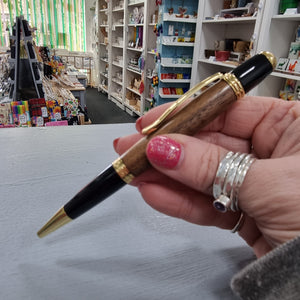 Luxury Wood turned Pen - Wooden refillable Pen - Walnut - What Wood Claire Do?