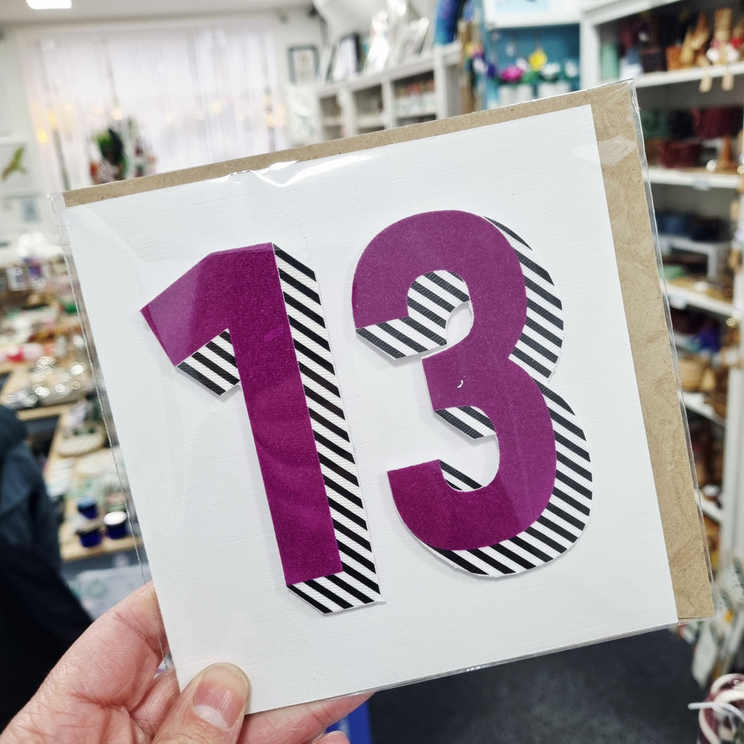 Birthday Card - 13th Birthday - 44 Ideas