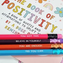 Load image into Gallery viewer, Pencil Set - Pencils of Positivity - Motivational Pencils
