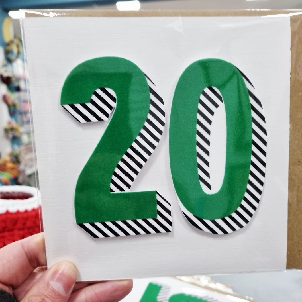 Birthday Card - 20th Birthday - 44 Ideas