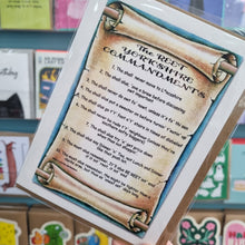 Load image into Gallery viewer, Greetings Card - The Reet Yorkshire Commandments - Yorkshire Greetings - The Hutch

