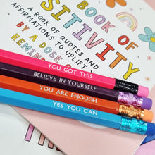 Load image into Gallery viewer, Pencil Set - Pencils of Positivity - Motivational Pencils
