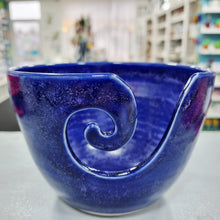 Load image into Gallery viewer, Yarn Bowl - Midnight Purple - Thrown In Stone
