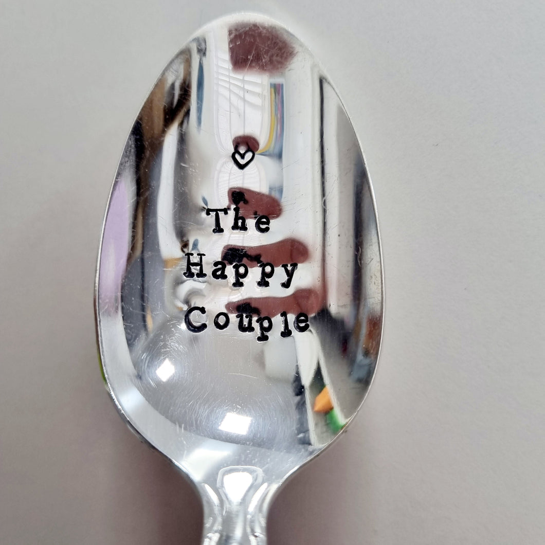 The Happy Couple - stamped spoon - Dollop and Stir